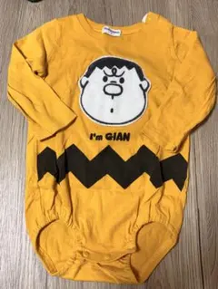 I'm Doraemon ジャイアン 長袖ロンパース 80cm