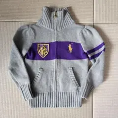Ralph Lauren キッズ ジップアップ セーター サイズ5（110）