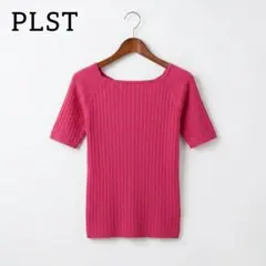 PLSTプラステ 前後2wayリブニットカットソー 美シルエットのサムネイル