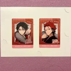 あんスタ ローソンくじ D賞クリアフォトカード　蓮巳敬人　鬼龍紅郎/紅月