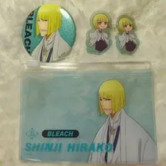 BLEACH 平子真子 ミニクリアケース 缶バッジ ステッカー　サンキューマート