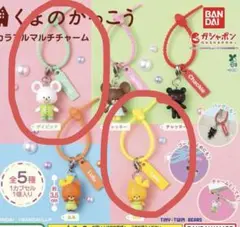 くまのがっこう　カラフルマルチチャーム　2種セット