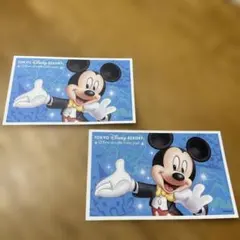 東京ディズニーリゾート　株主優待券　使用済チケット　2枚のサムネイル