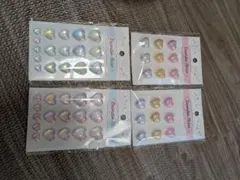 お値下げ！ハート型デコレーション装飾シール 4シートセット