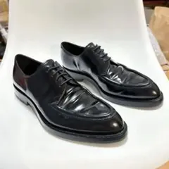 PRADA 23AW ダイアパソン オペークブラッシュドレザー レースアップ