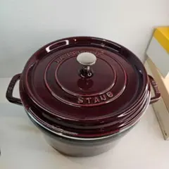 STAUB ストウブ オーバル 31cm グレナディンレッド 訳あり - メルカリ
