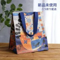 ◼︎新品◼︎KALDI◼︎エコバッグ 私たちの家 ブルー オレンジ