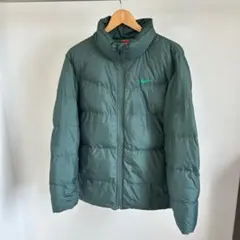 グリーン ダウンジャケット