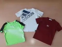 スポーツTシャツ 3枚セット adidas PUMA MIZUNO　速乾シャツ