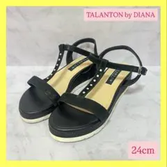 ❣️未使用級❣️TALANTON by DIANA ウェッジソールサンダル 黒