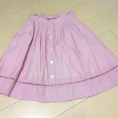 pom.ponetto ピンク ストライプ スカート