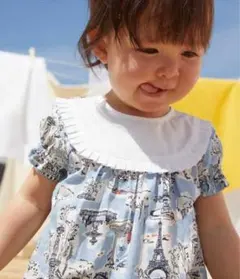 最終値下げ！プチバトー★パリプリントワンピース