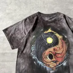 【雰囲気抜群、アメリカ製】ザマウンテン古着青眼の白龍ドラゴンTシャツストリート.