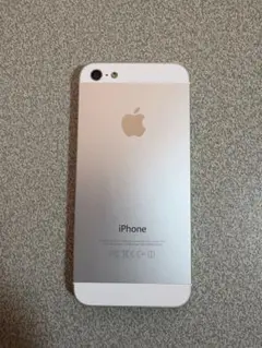 【美品】iPhone5 ホワイト 16GB