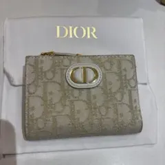 ほぼ未使用 Dior ディオール アストラル ダリア ウォレット 二つ折り