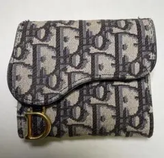 新品箱付き】Christian Dior 三つ折り財布 サドル トロッター - メルカリ