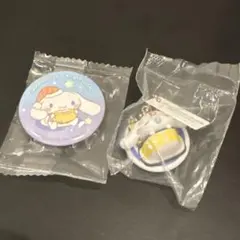 みるく キーホルダー フィギュア　くら寿司 シナモロール　缶バッジ　セット