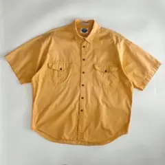短丈XL 90s ビンテージ DOCKERS 半袖コットンワークシャツのサムネイル