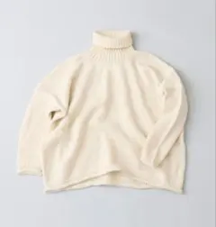 【手帳付き】utilite ペルーハイランドウール　タートルネック　ユティリテ