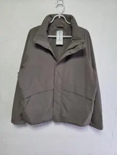 美品✨️UNIQLO　ウインドプルーフスタンドブルゾン　Lサイズ　35ブラウン
