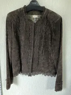 お洒落ジャケットブラウス　薄手　婦人服　未使用　タグ付き