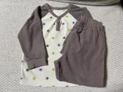 ★ ユニクロ　キッズ　ベビー　パジャマ　フリース　90 星柄