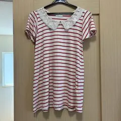 半袖　カットソー　ボーダー　アースミュージックアンドエコロジー