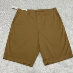 新品タグ付 ユニクロ チノショーツ ハーフパンツ M ベージュ 綿100%のサムネイル