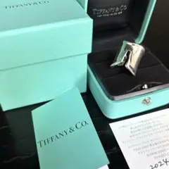 ティファニー　エルサ・ペレッティ　スプリットリング　スターリングシルバー