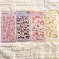 【新品】サンリオ ボンボンドロップ風シール 4枚セット ボンドロ