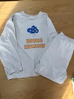 【韓国子供服】ナイロン生地セットアップ　120