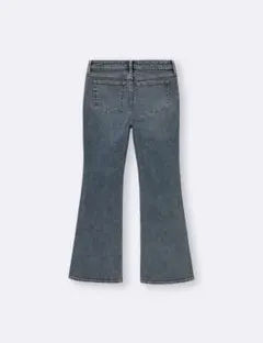 GU スリムフレアジーンズ　丈短め XS