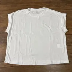 Tシャツ レディース 半袖 ショート丈 トップス 白 S