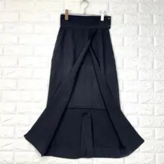 シティ/0/黒/ロングスカート/バックスリット/巻きデザイン/春夏/カジュアルのサムネイル