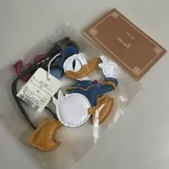 ゲンテンgentenワクワクレザーチャームディズニーキャラクター/ドナルドダック