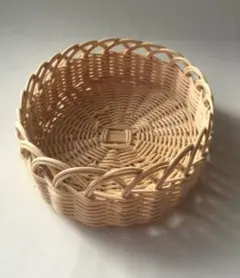 天然素材 楕円形バスケット