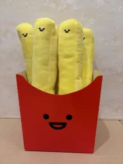 フライドポテト マスコット Lサイズ ぬいぐるみ５本セット箱付き