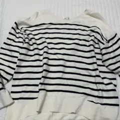 グローバルワーク　ボーダーニット　M