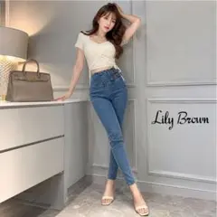 Lily Brown ハイウエストスキニーデニムのサムネイル