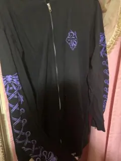 KRYCLOTHING パーカー ブラック パープル KRY