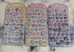 クラックス コットンパフィーシール COTTON PUFFY サンリオ　3種類