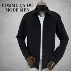 COMME CA DU MODE 黒シャツ　長袖シャツ　日本製　ブラックシャツのサムネイル