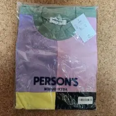 PERSON'S マルチカラーハーフスリーブTシャツ LL