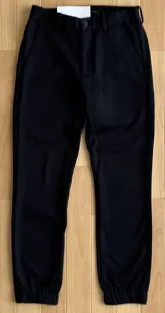 未使用タグ付き☆ユニクロ ジョガーパンツ メンズ XS ブラック (150) 黒