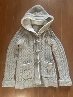 ZARA KNIT ケーブル編みニットカーディガン