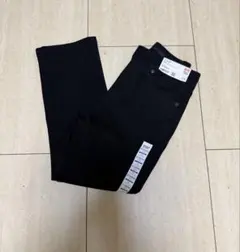UNIQLO ストレッチスリム アンクルジーンズ ブラックデニム 21 春 夏