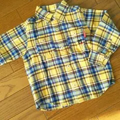 ダブルＢ チェックシャツ100