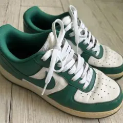 NIKE AIR FORCE 1 グリーン✖️ホワイト BY YOU
