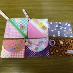 激安♡組み合わせ変更可♡新品♡ハンドメイド♡ポーチ＆カードケースセット