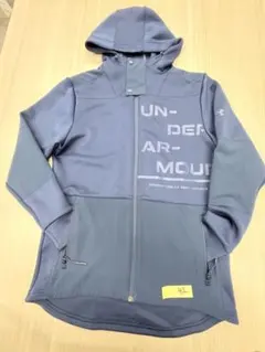 Under Armour フルジップ フード付きジャージ L ダークブルー